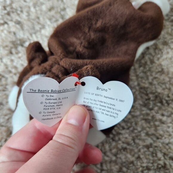Ty Beanie Baby Bundle - Dogs Spunky, Dotty, Pugsly, Spot, Nanook, Bruno … - Picture 14 of 16